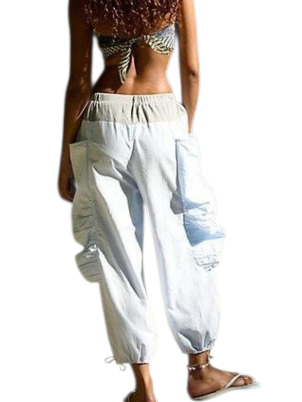 Free People Free-Est Heather Relaxed Jogger Pants Ancient Waters Blue Large NWT - Picture 2 of 16